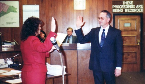 Paul Taking Oath of Office~Calaveras County Supervisor 